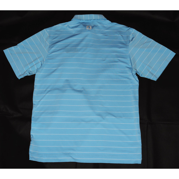 FootJoy "94th New Years" Men's Short Sleeve Golf Polo Striped Shirt Size‎ Medium - Picture 3 of 7